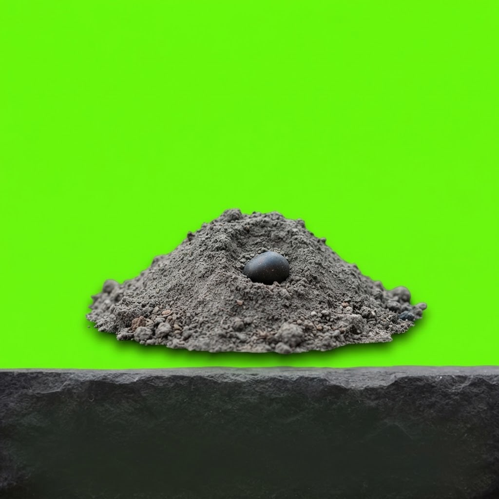 Image: Side-view 2D platformer game prop, single isolated