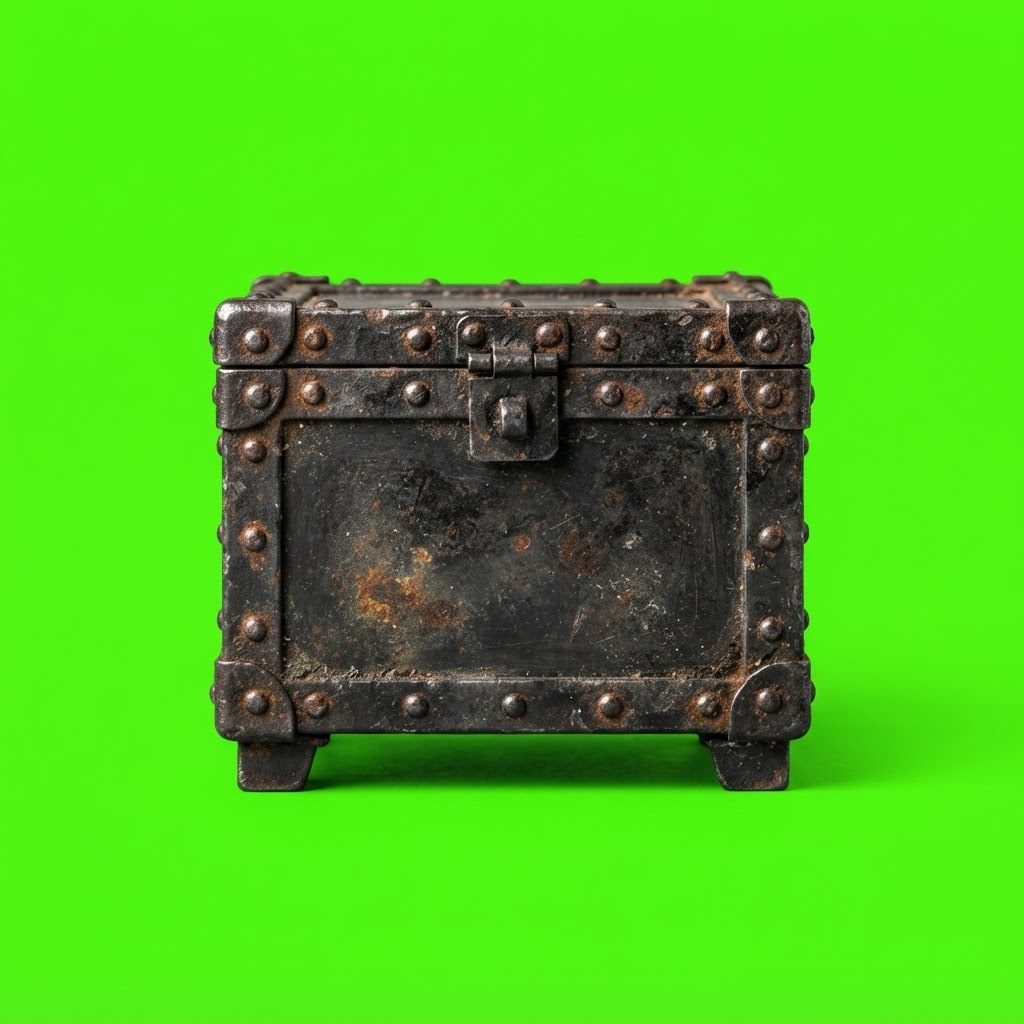 Image: Side-view 2D platformer game prop, single isolated