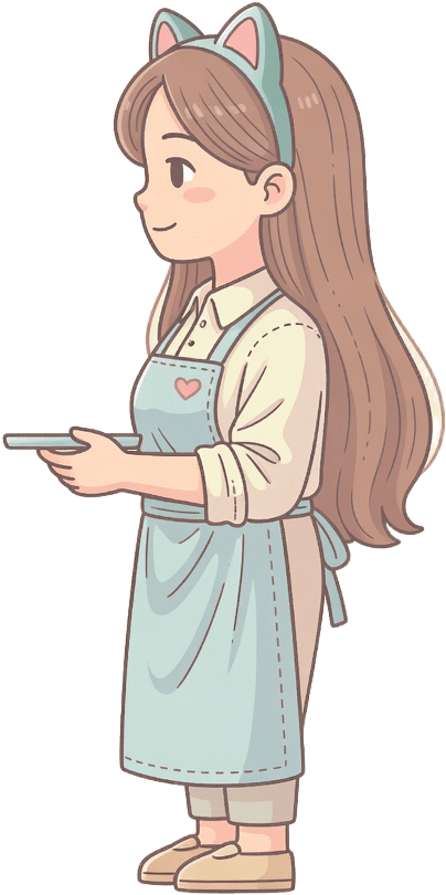 Kitty Cafe Girl Static Sprite