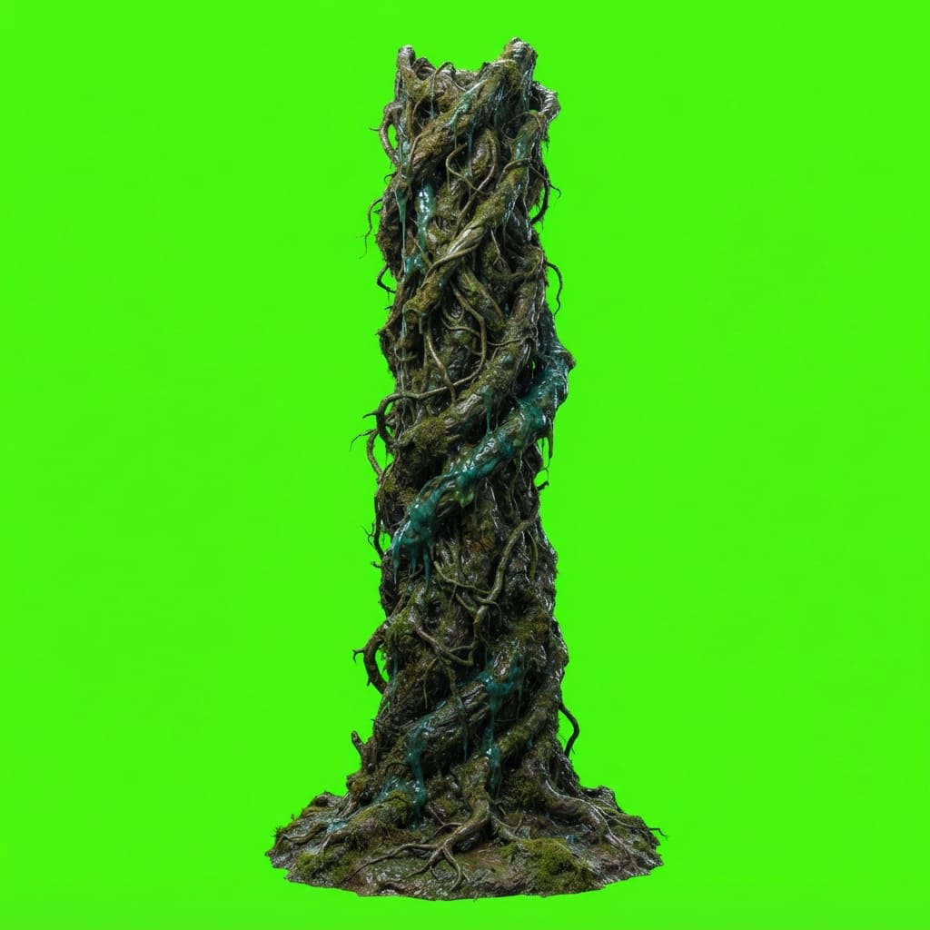 Image: Photorealistic isolated 2D game prop sprite of a t