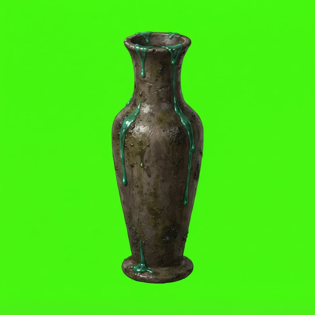Image: Photorealistic isolated 2D game smashable prop spr