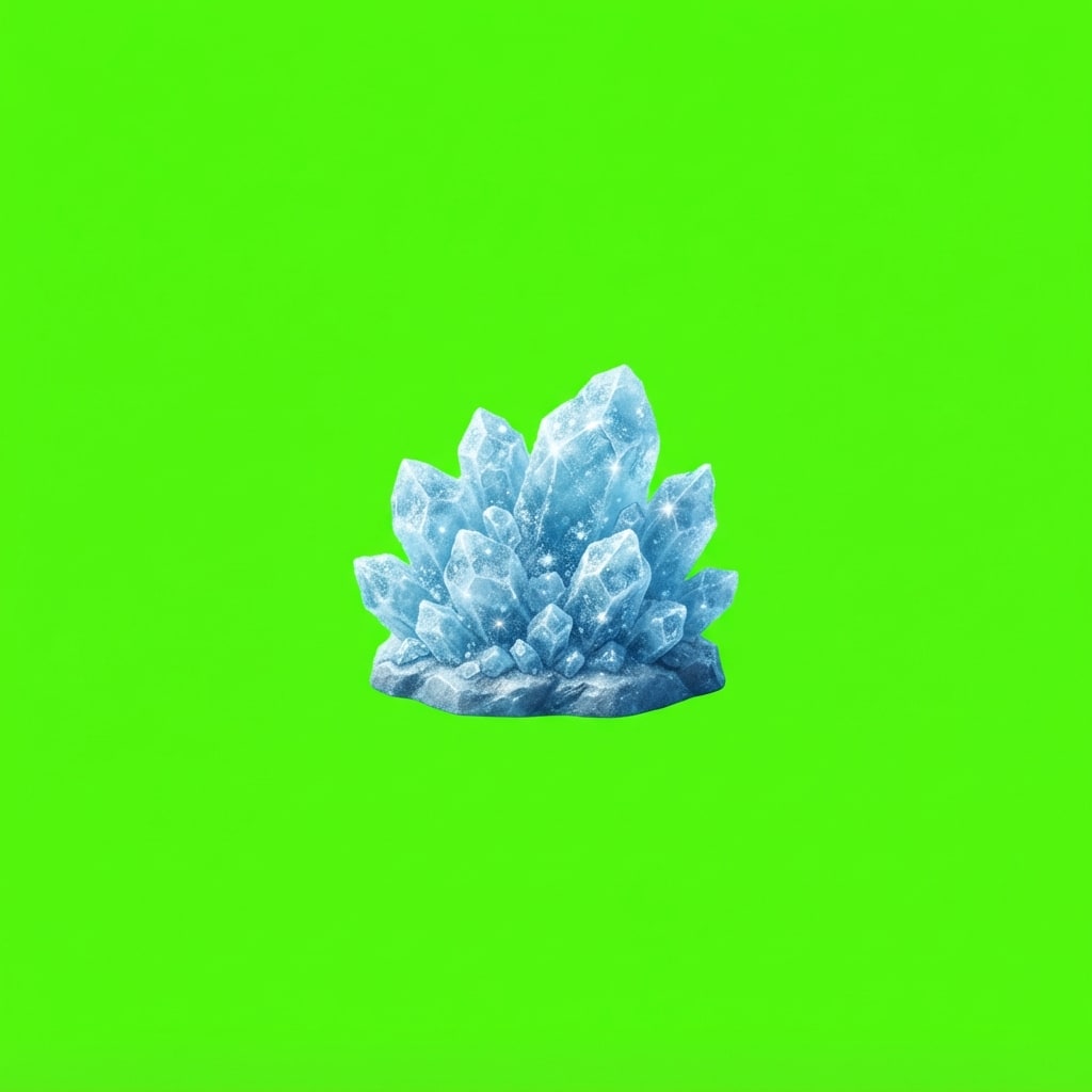 Image: Isolated photoreal 2D platformer PROP only, single