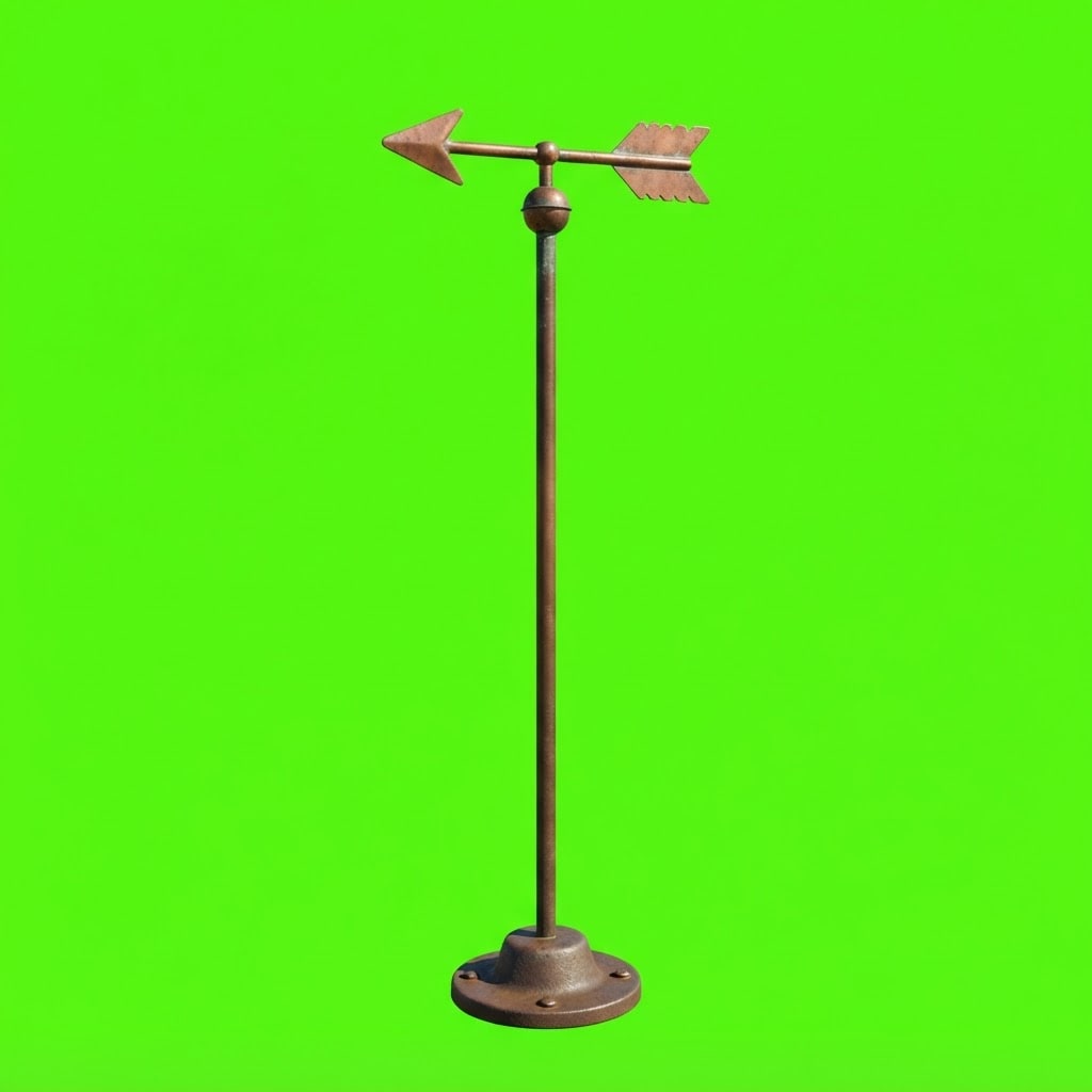 Image: Side-view 2D platformer game prop, single isolated