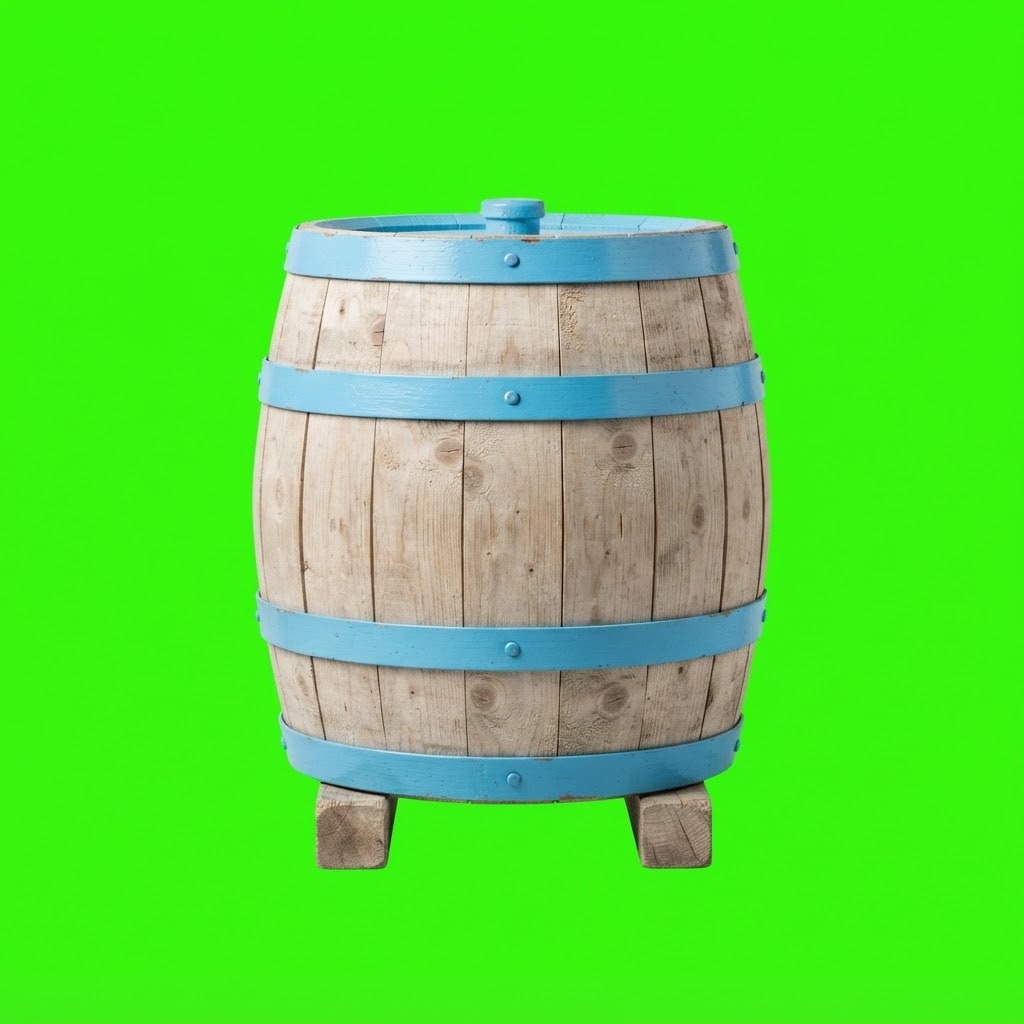 Image: Side-view 2D platformer game prop, single isolated