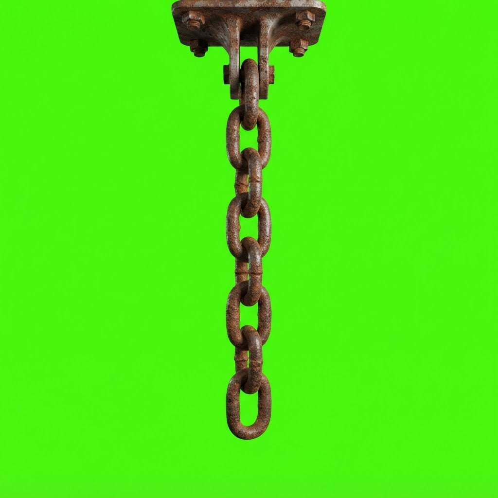 Image: Isolated photoreal 2D platformer PROP only, hangin
