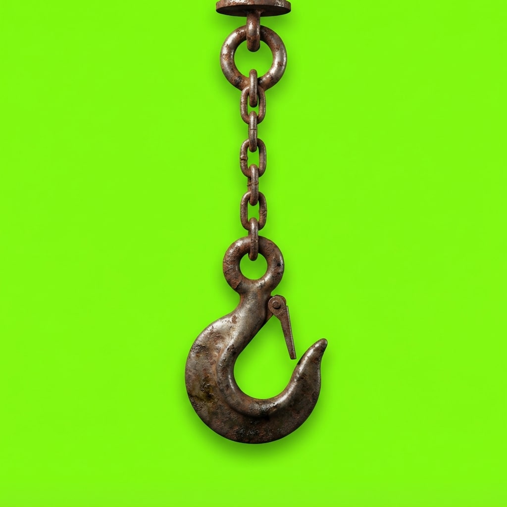 Image: Isolated photoreal 2D platformer PROP only, hangin