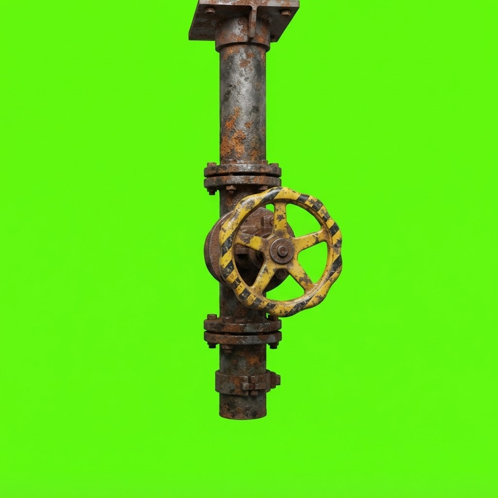 Image: Isolated photoreal 2D platformer PROP only, hangin