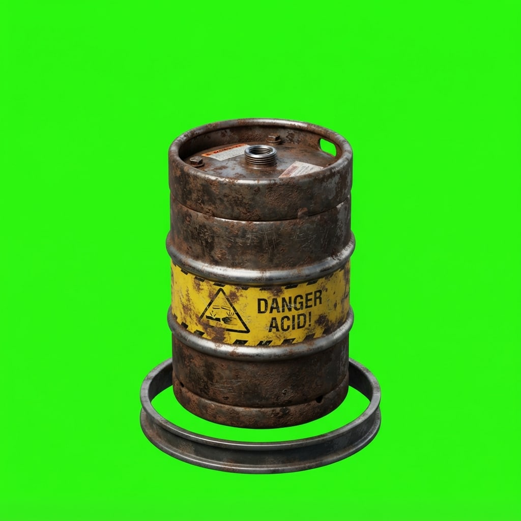 Image: Isolated photoreal 2D platformer smashable PROP on