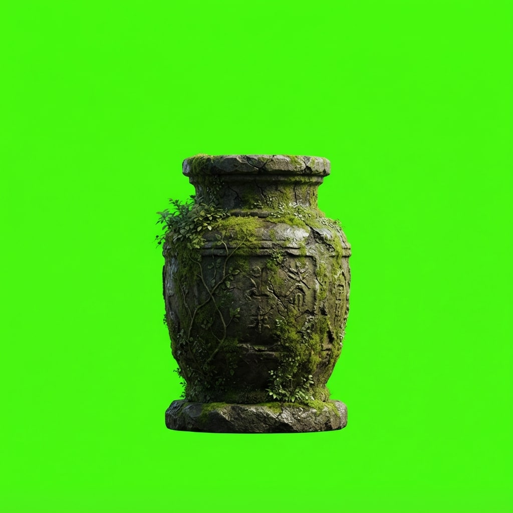 Image: Isolated photoreal 2D platformer smashable PROP on