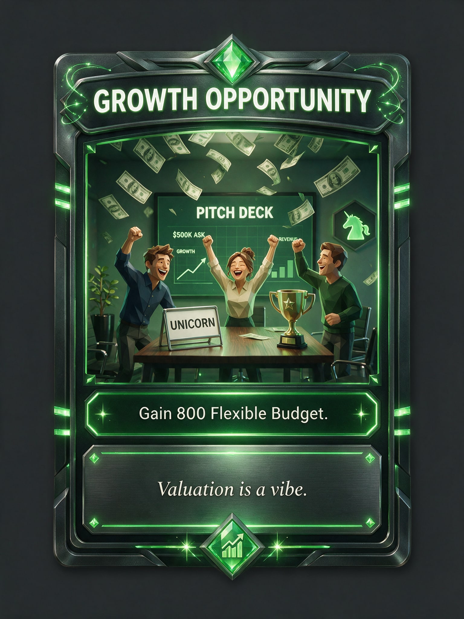 Funding Round card face