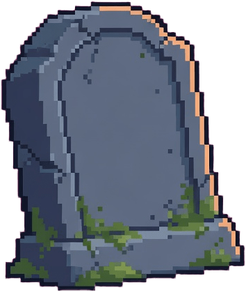 Gravestone Prop Sprite