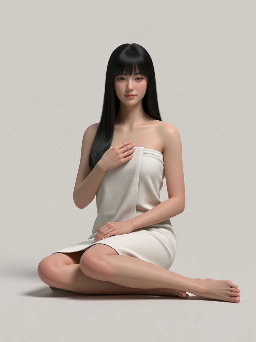 Seated Spa Character Reference