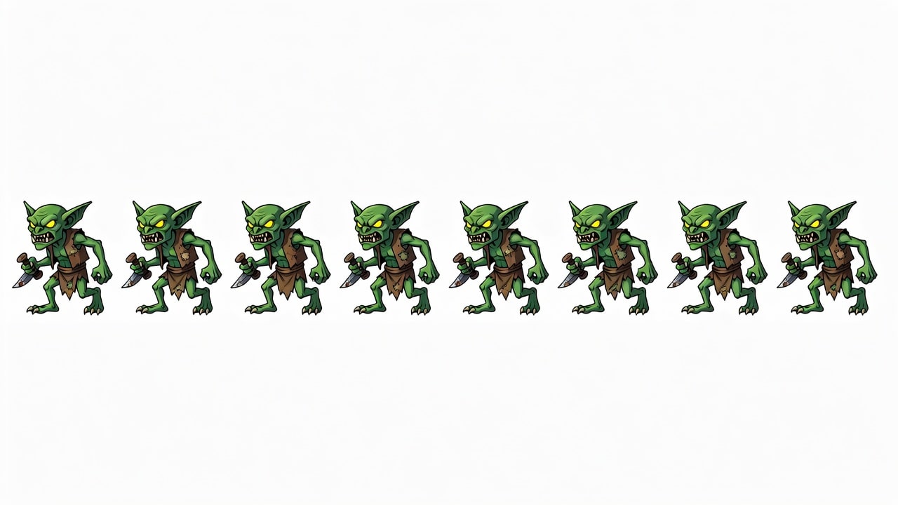 Goblin Walk Sprite Sheet