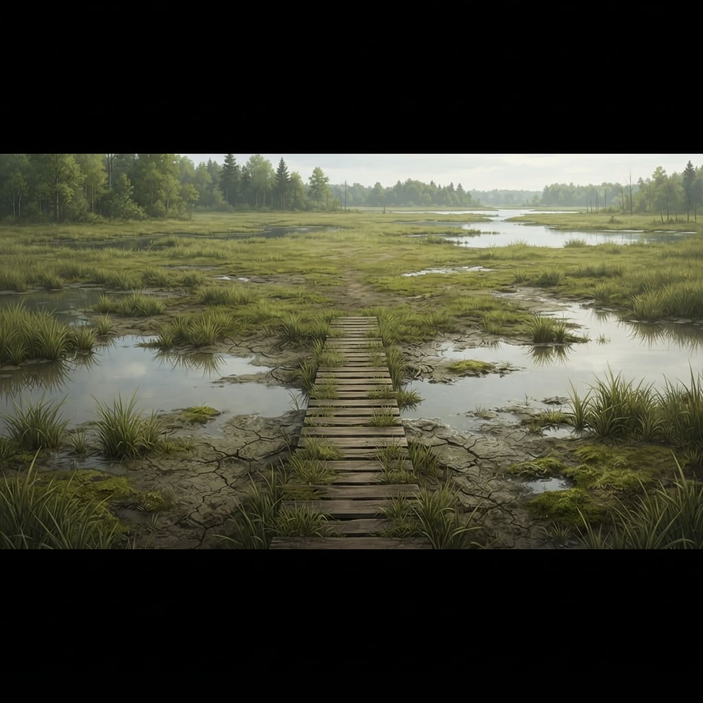 Image: 2D game environment backdrop for a point-and-click