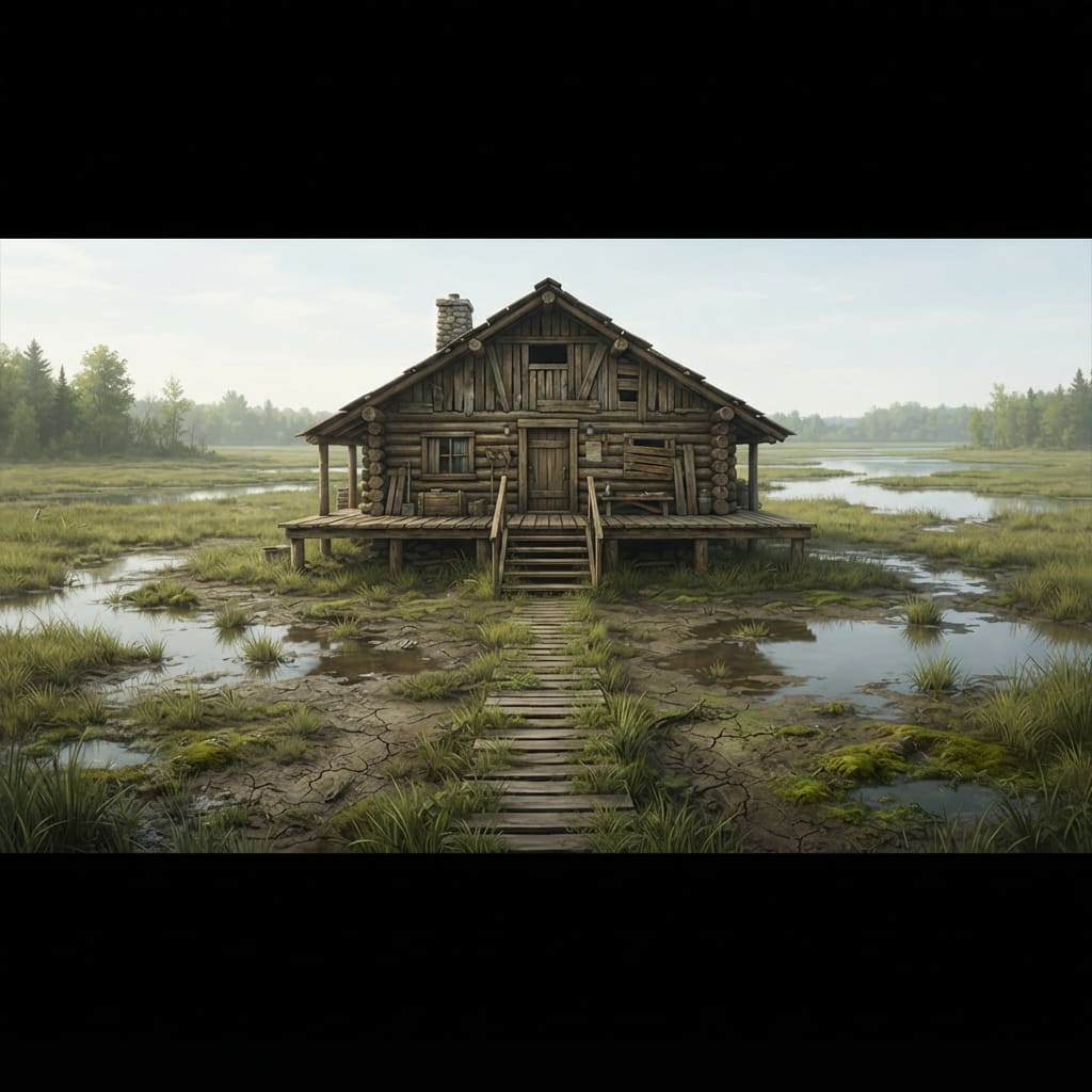 Image: 2D game environment backdrop for a point-and-click