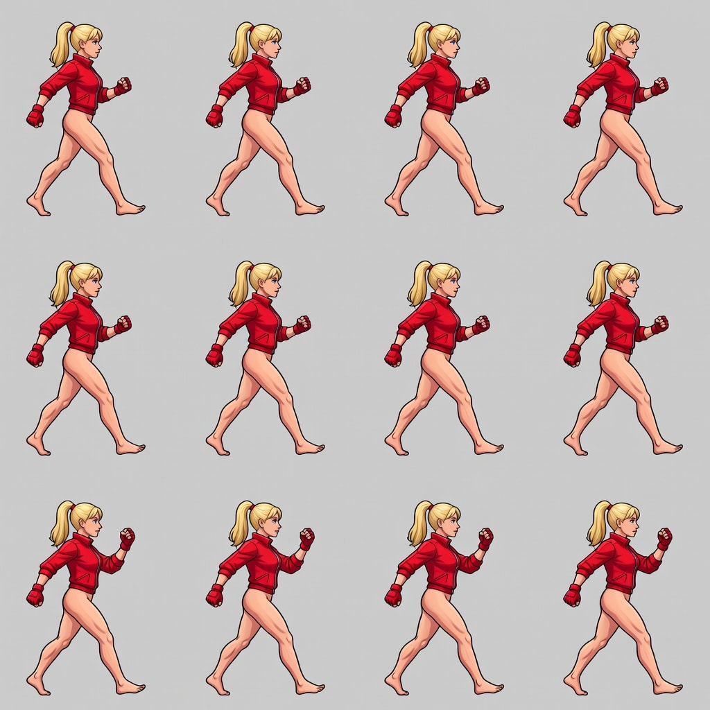Luna Walk Sprite Sheet