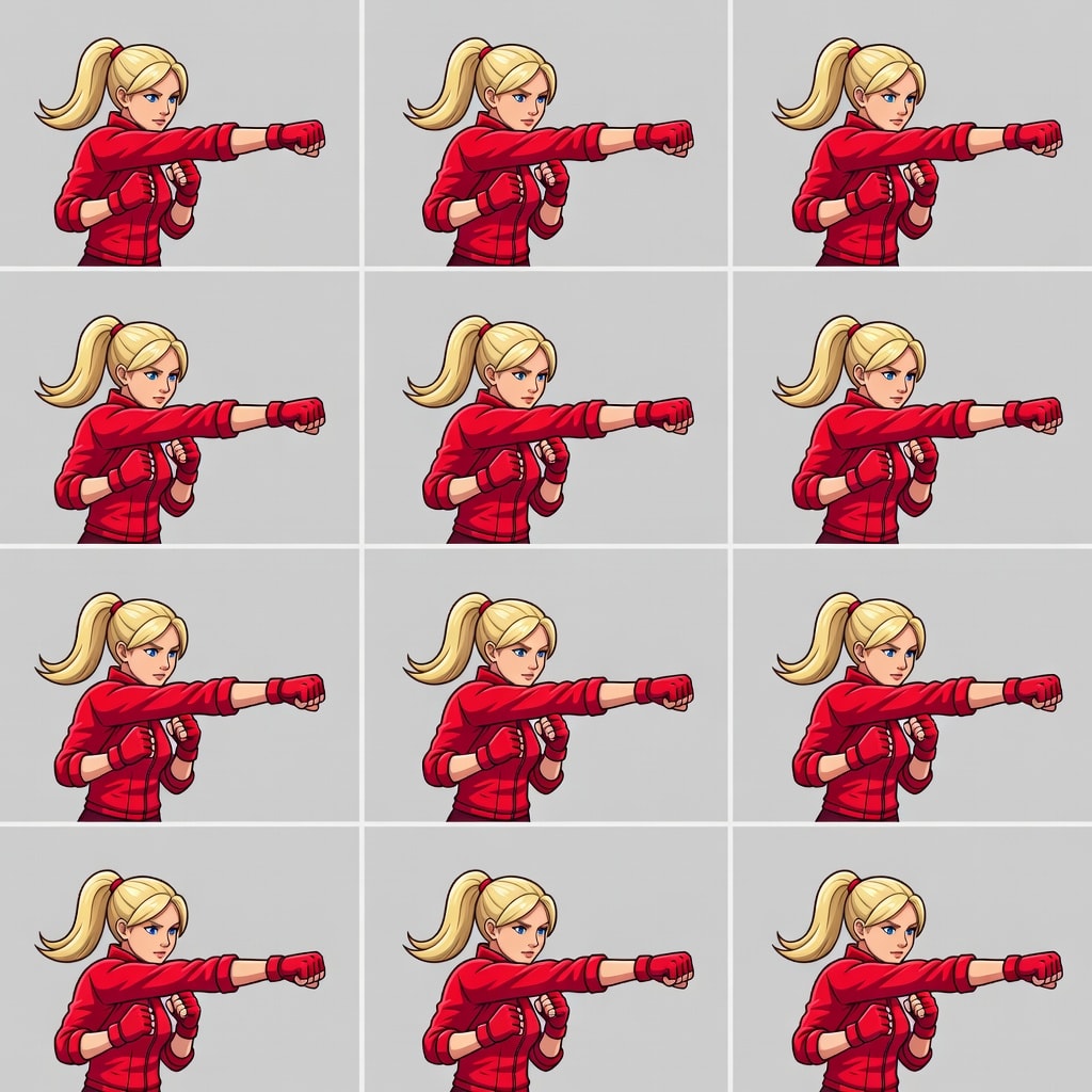 Luna Attack Sprite Sheet