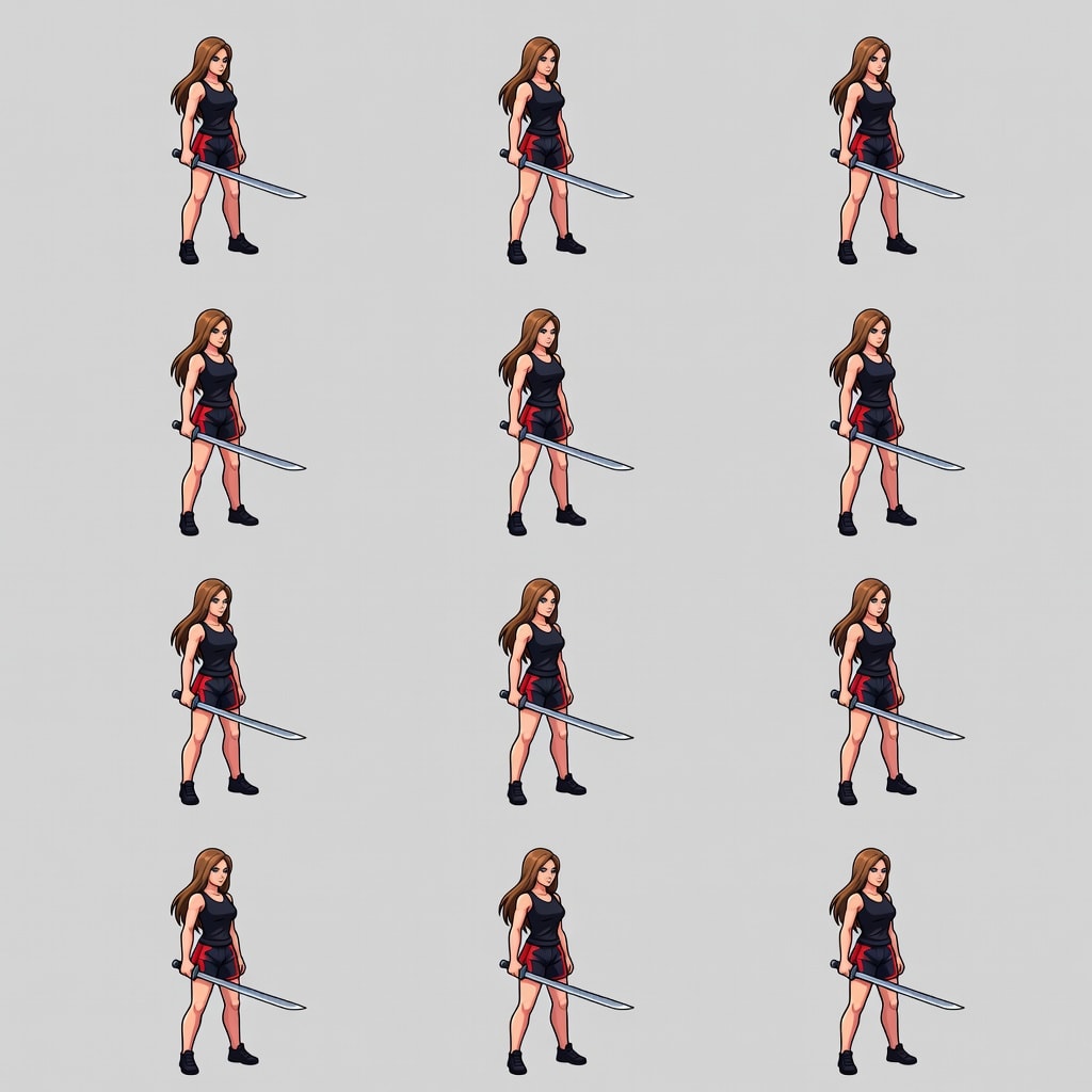 Raven Idle Sprite Sheet