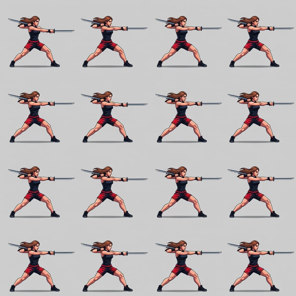 Raven Attack Sprite Sheet
