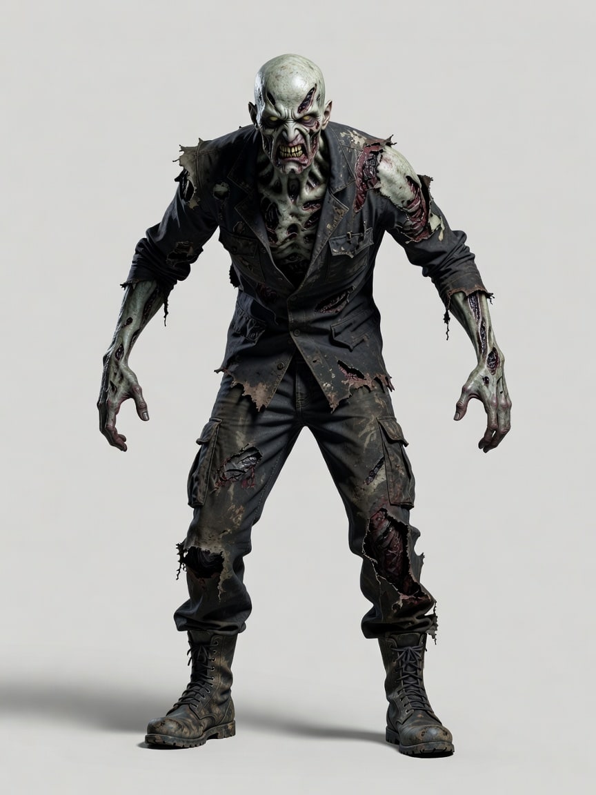 FPS Zombie Enemy Concept