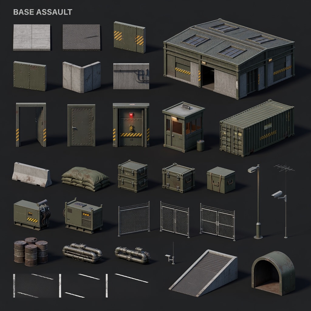 BASE ASSAULT - Modular Facility Environment Kit