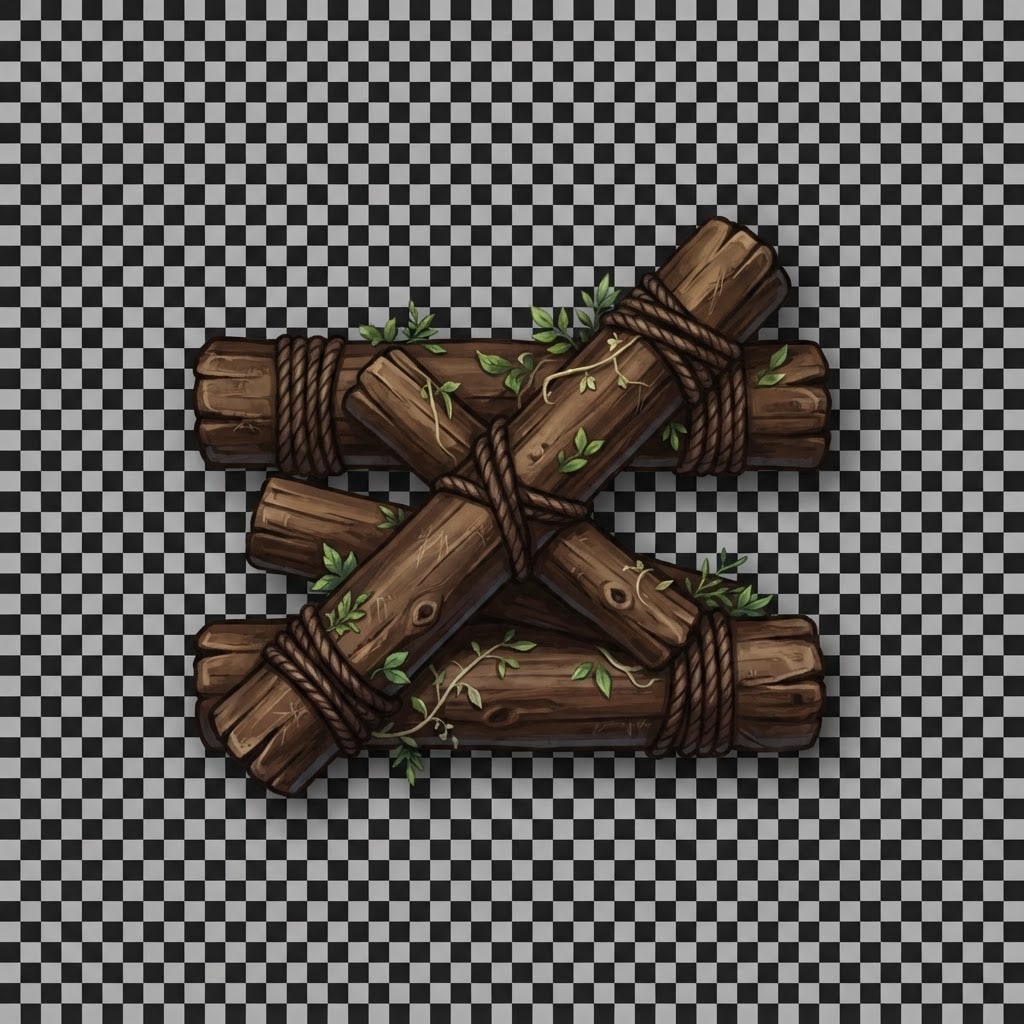 Fantasy Log Barricade