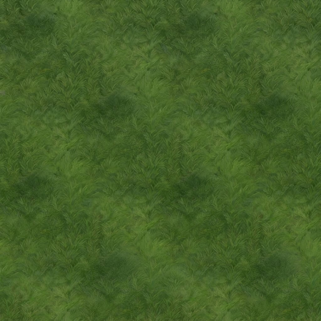 Hand Painted Garden Grass (2)