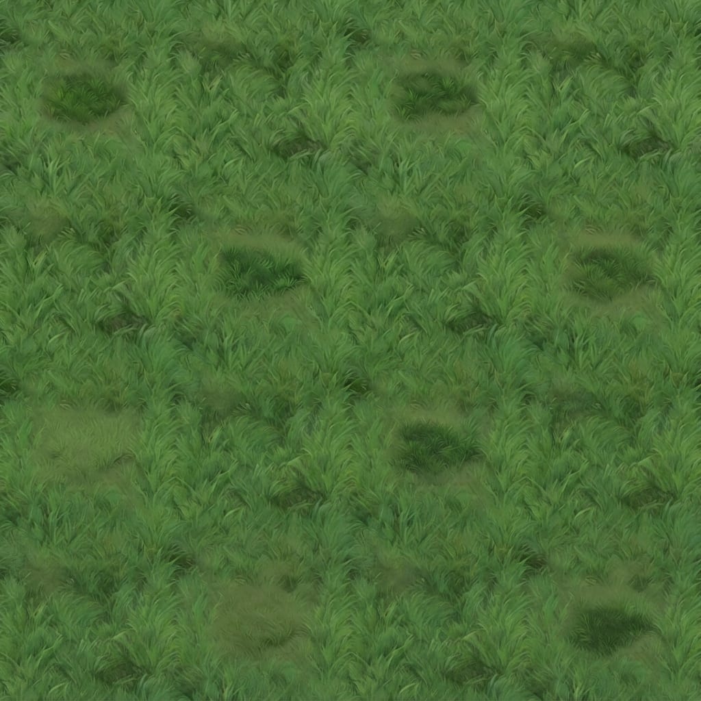Hand Painted Garden Grass (3)