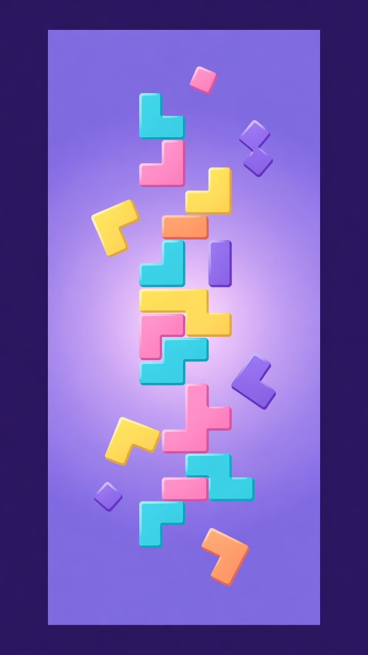 Block Burst vertical banner
