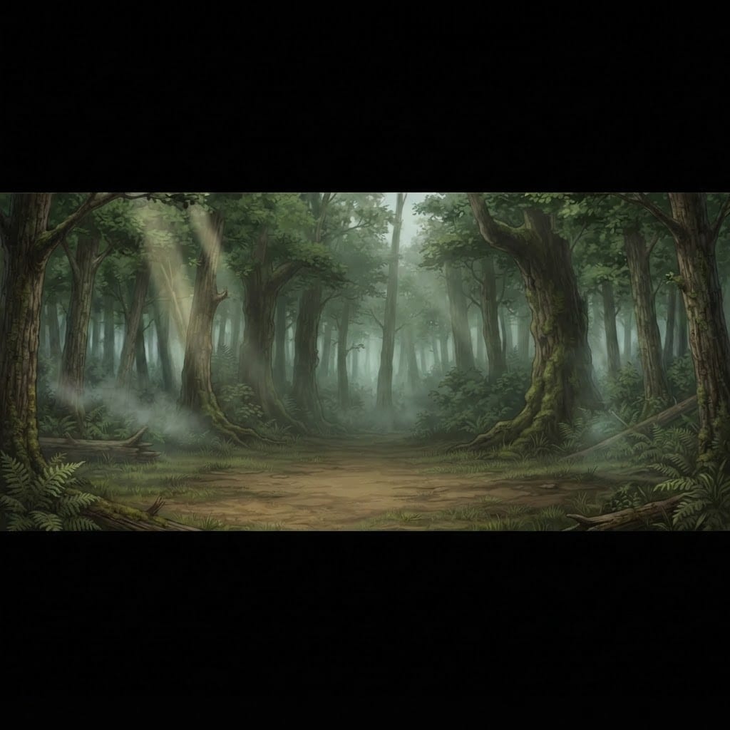 Image: The same rich, atmospheric painterly digital illus