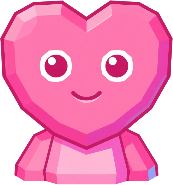 Flicky Avatar 7 - Pink Heart Face