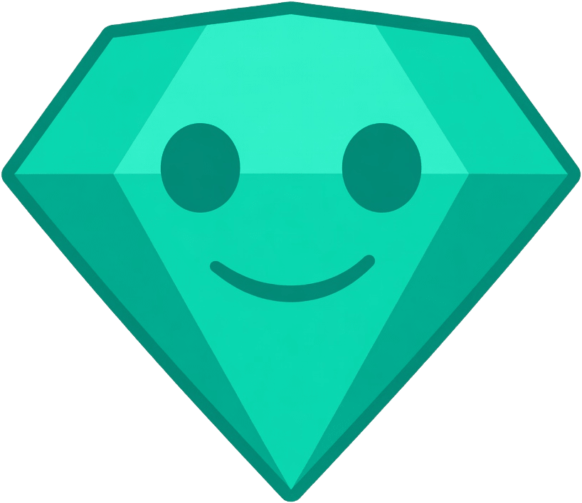 Flicky Avatar 8 - Teal Diamond Face