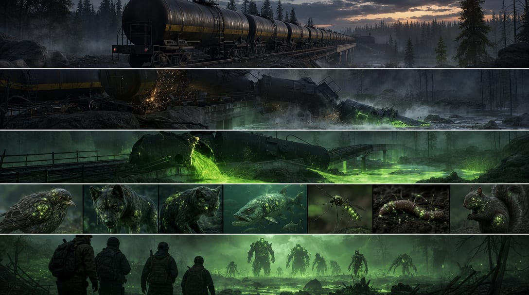 Chemical Train Intro Storyboard