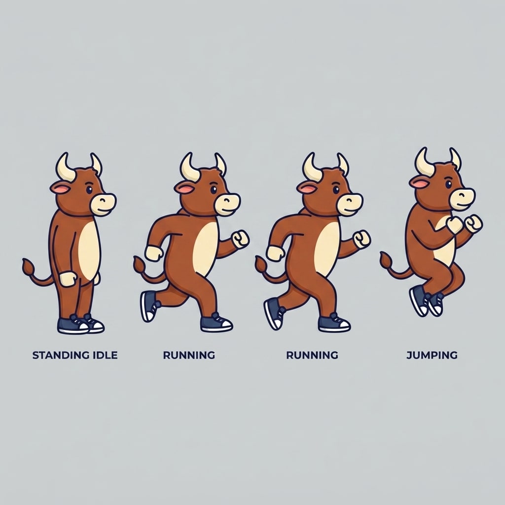Image: Pose sheet of THIS EXACT character. Draw the same 