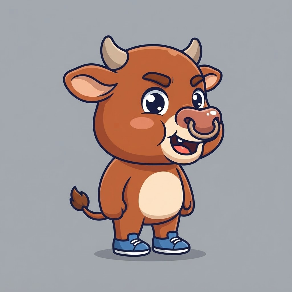 Image: Single 2D platformer mascot character, full body,