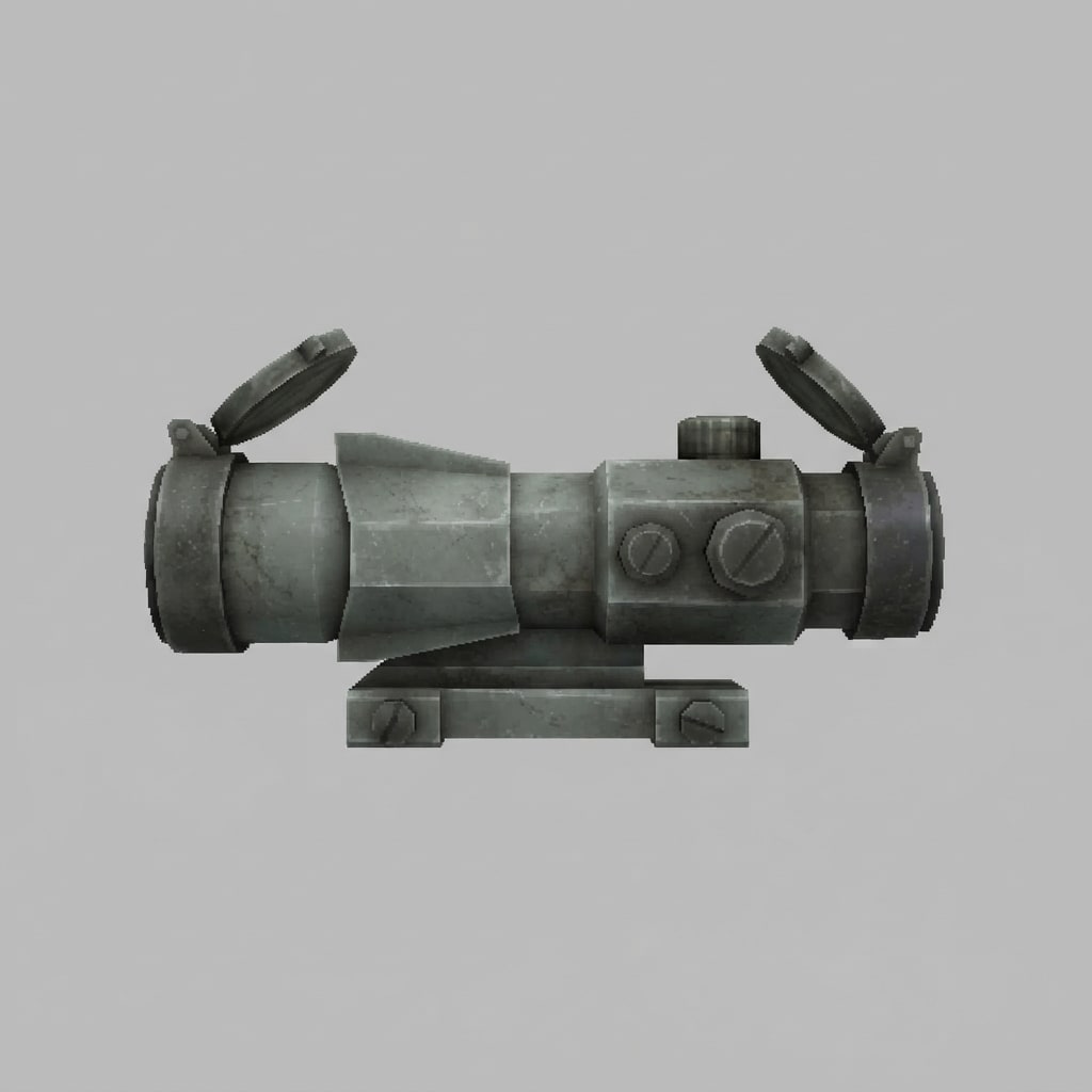 Image: Single isolated game asset, product shot of ONE ob