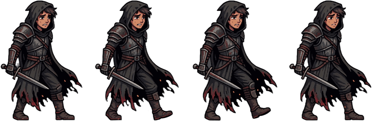 Warden of Ashes - Hurt (4 frames)