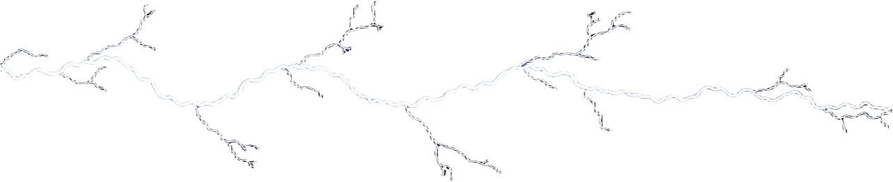 Lightning Bolt Horizontal Isolated