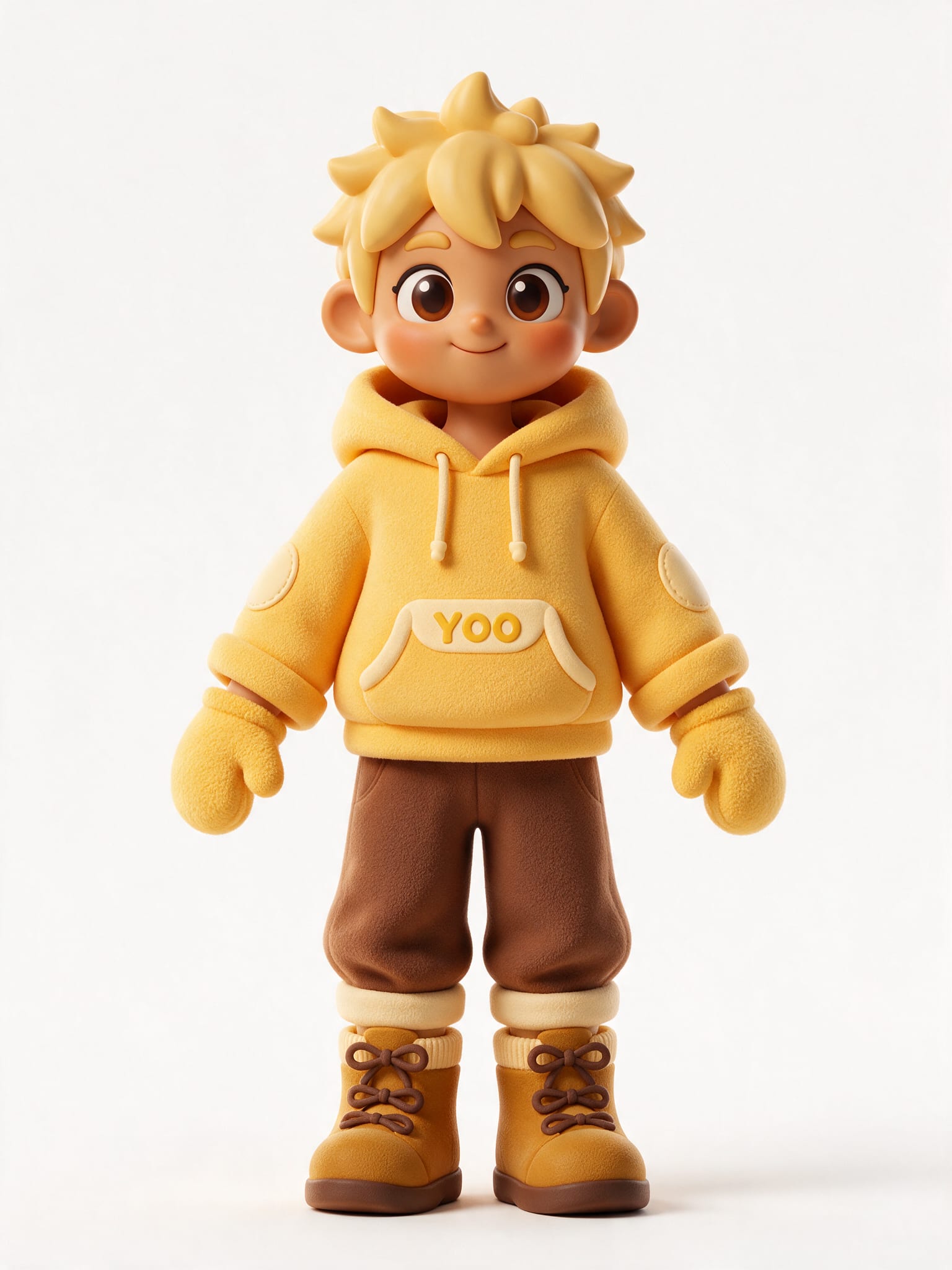 Golden Fluff Human Avatar Concept