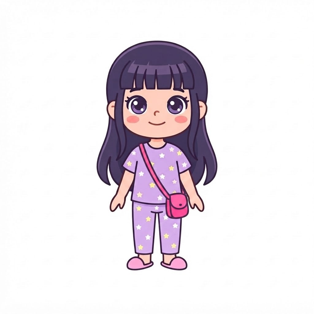 Image: Keep this exact image but ADD a small pink shoulde