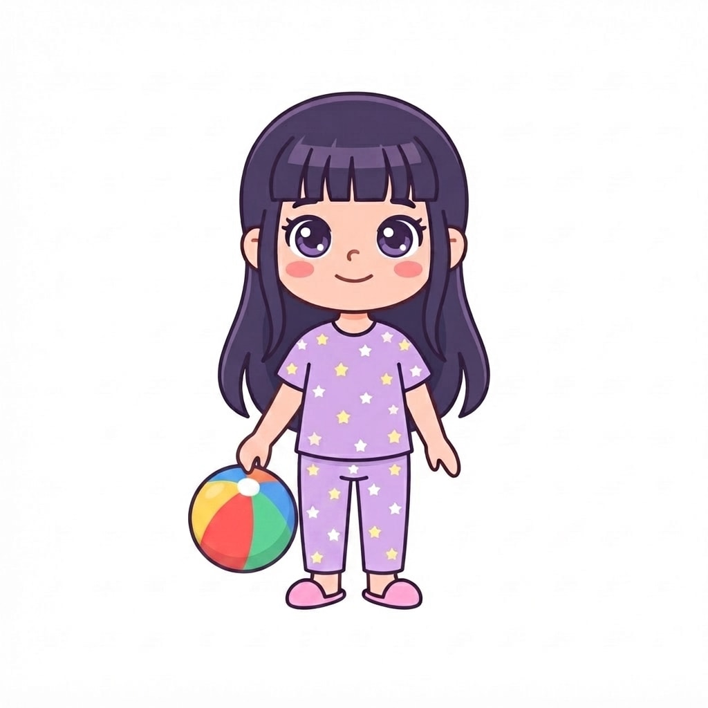 Image: Keep this exact image but ADD a colourful beach ba