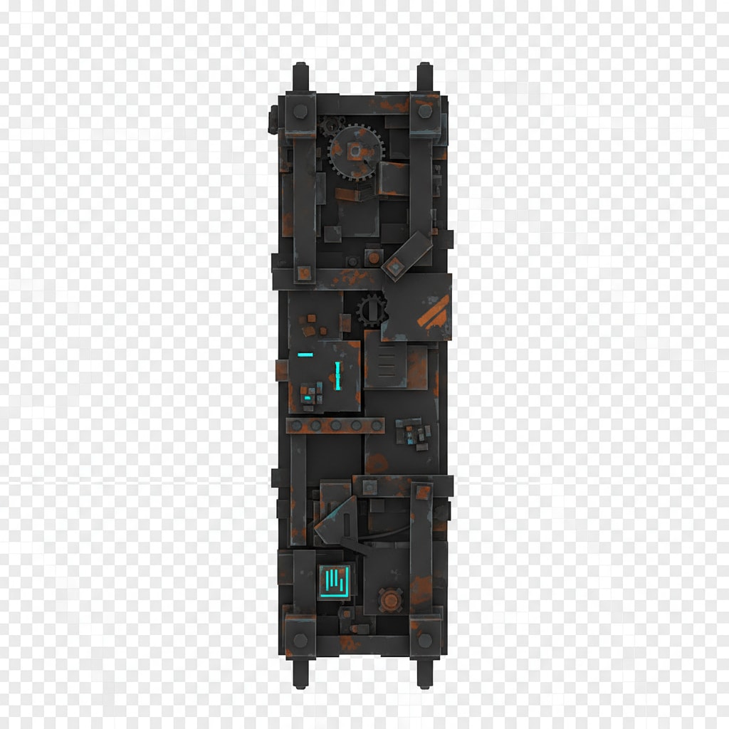 Scrap Sci Fi Wall Segment