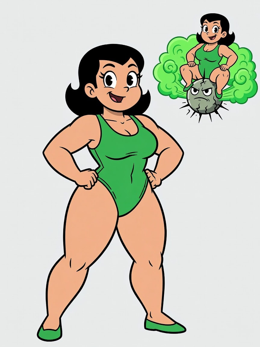 Blorpa Bubbleguts - Goddess of Grossness - Fighter Concept