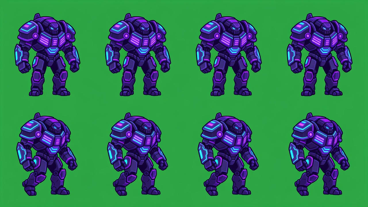 Neon Tank Enemy Sheet
