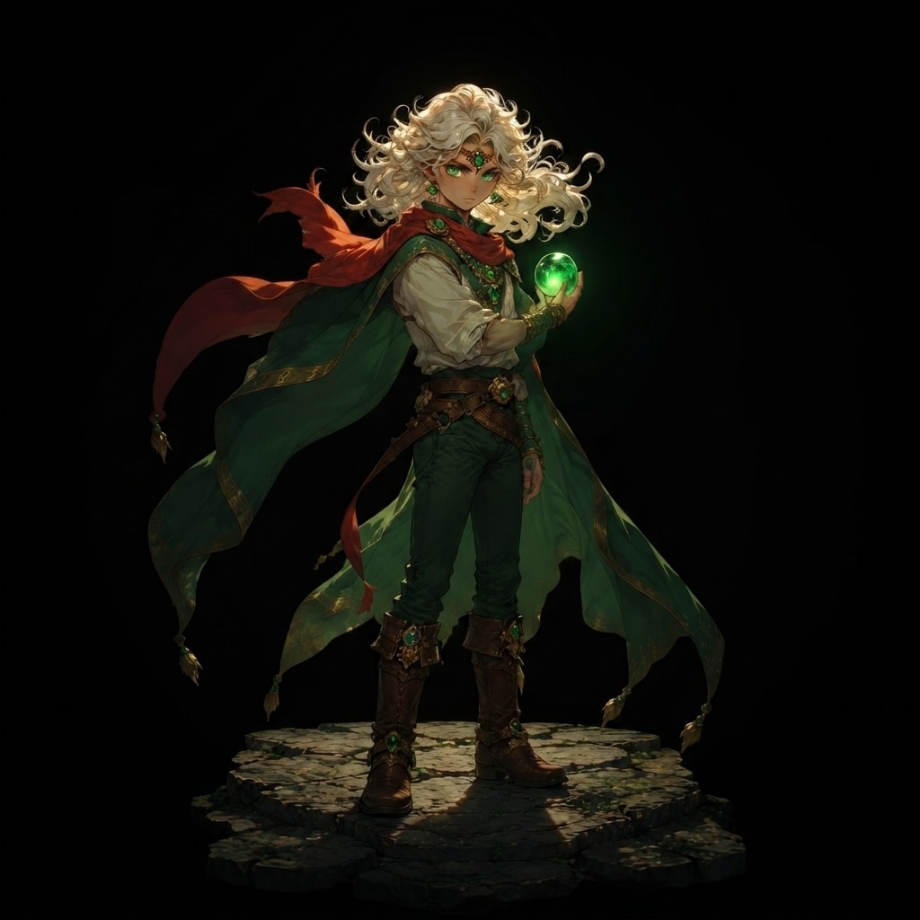 make background black. full body
