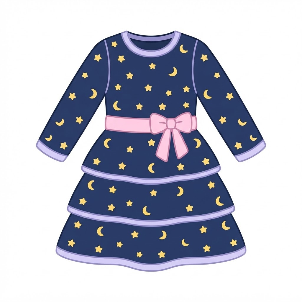 Image: Flat 2D cartoon illustration of a single astronome