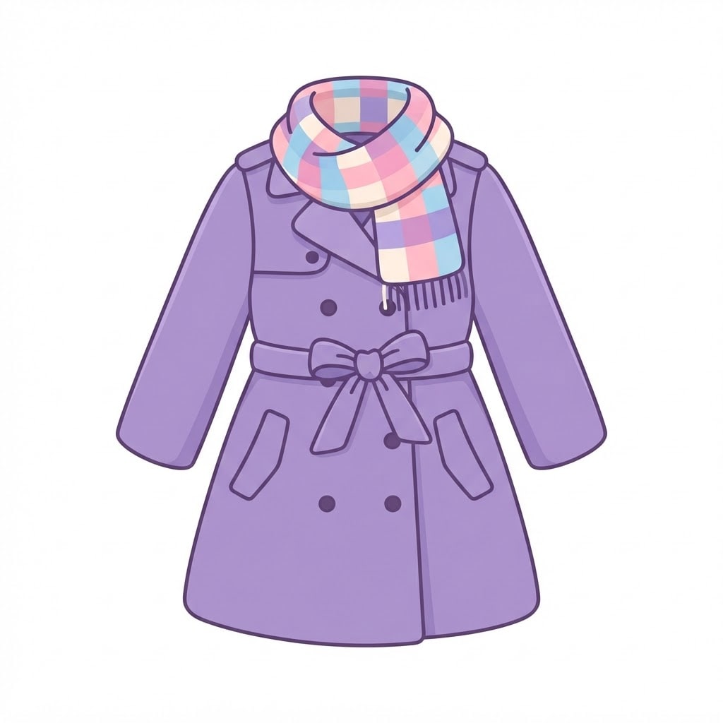 Image: Flat 2D cartoon illustration of a single detective