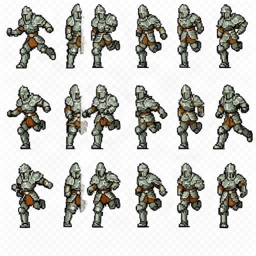 Warrior Running Sprite Sheet