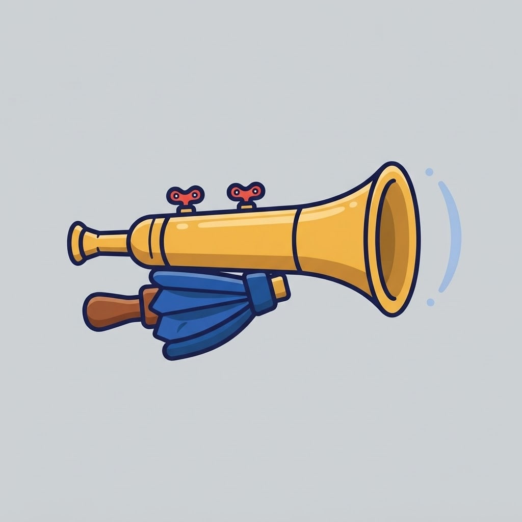 Image: A single game item, alone, on a plain flat light g