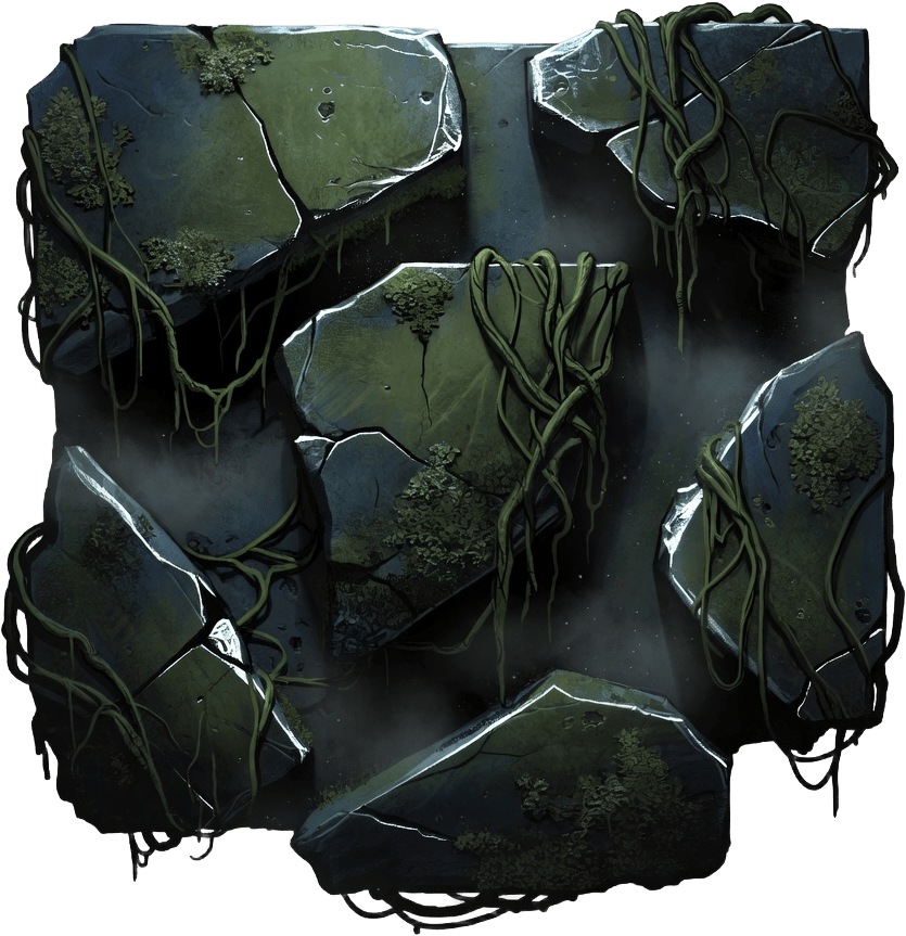 Vaelyris Overgrown Wall Fragments